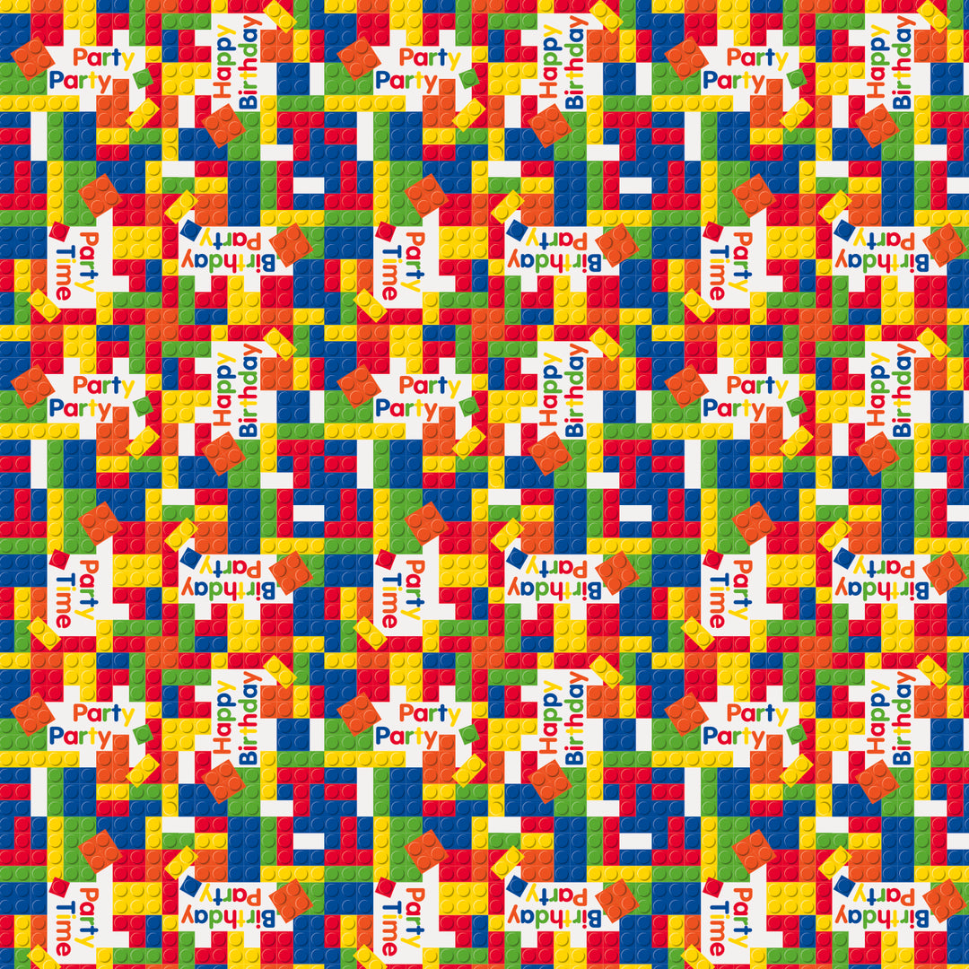 Lego Gift Wrap (Happy Birthday)