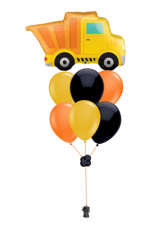 DUMP TRUCK BALLOON BOUQUET