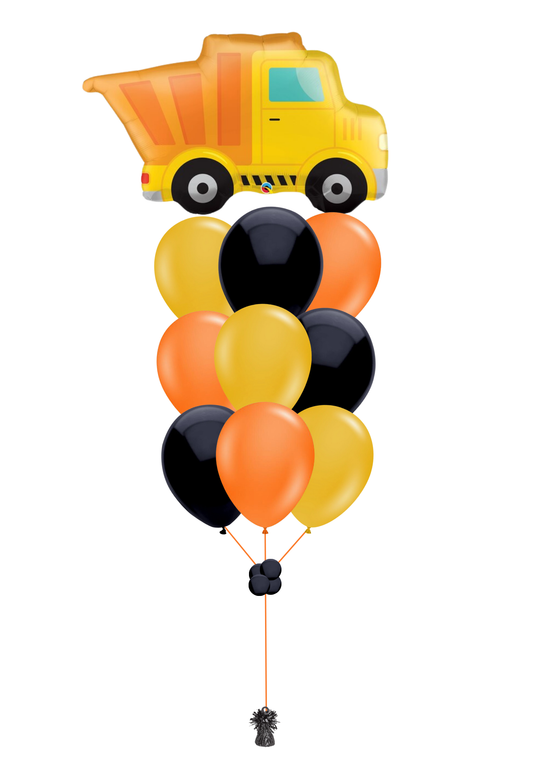 DUMP TRUCK BALLOON BOUQUET