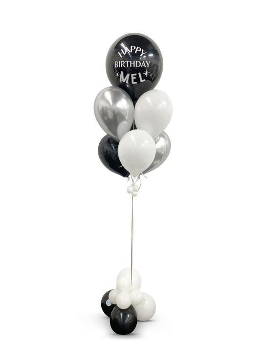 17" Custom message Balloon Bouquet