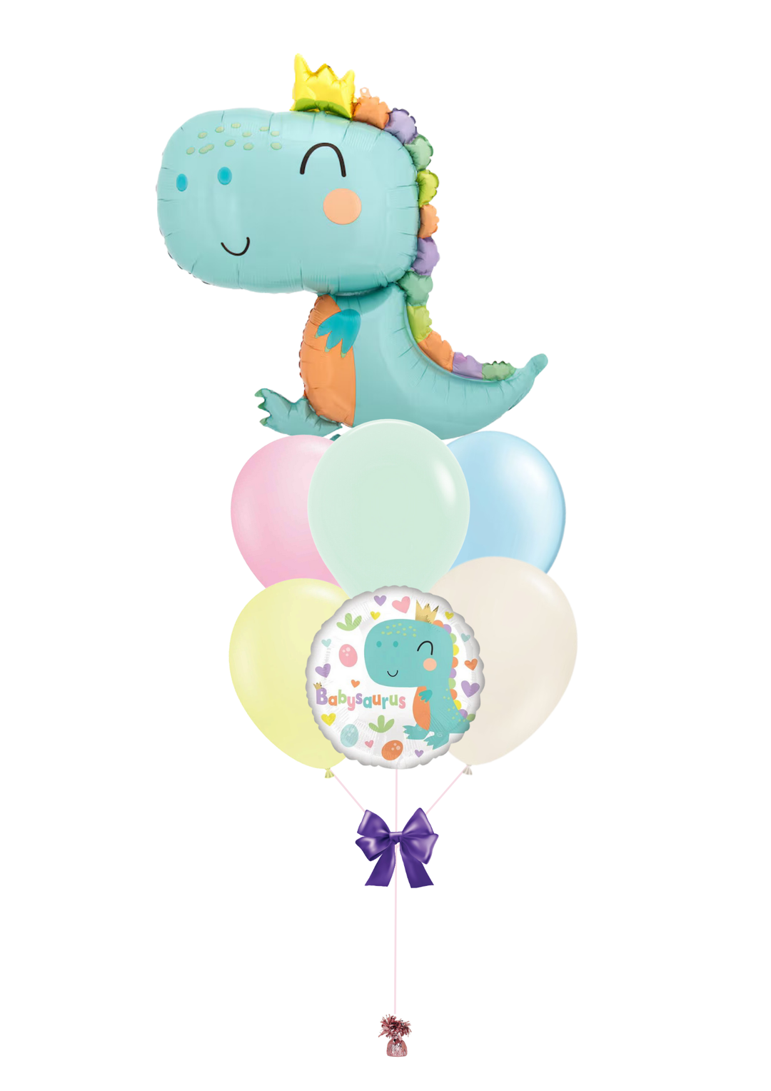 BABYSAURUS BALLOONS BOUQUET