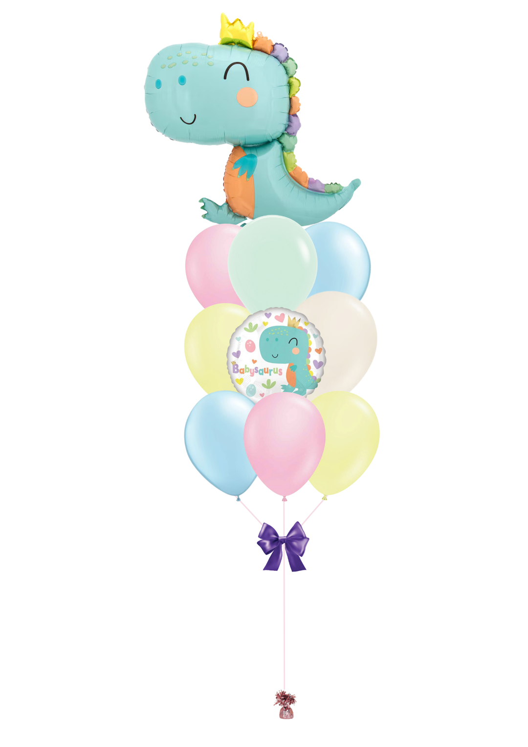 BABYSAURUS BALLOONS BOUQUET