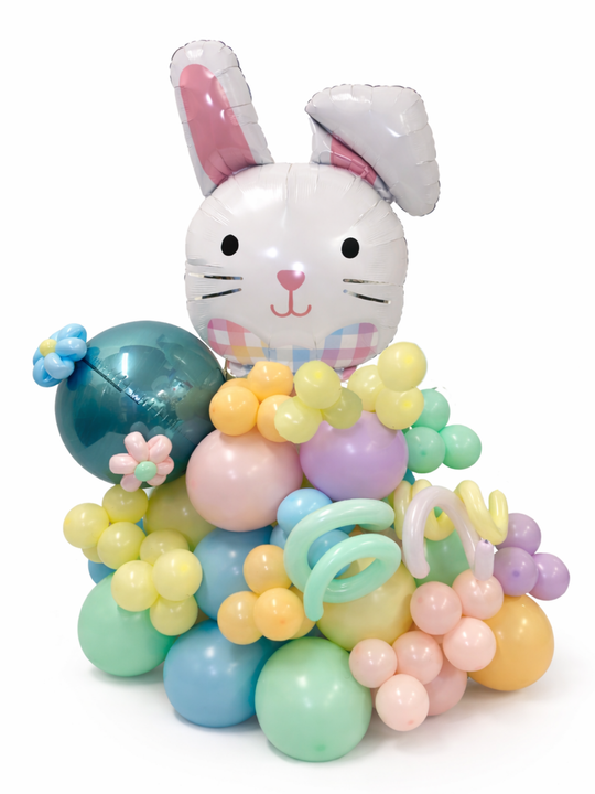 Bunny Balloon on Cluster Stand