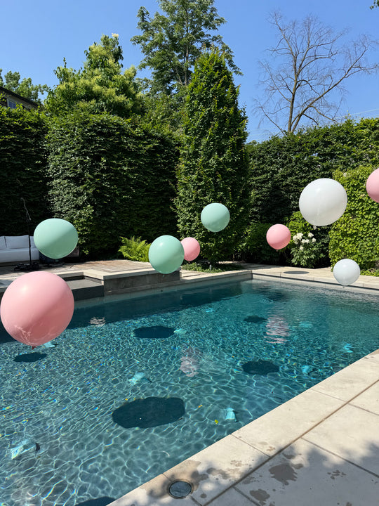 POOL BALLOONS [Read description] Delivery with self install or 200 minimum install fee