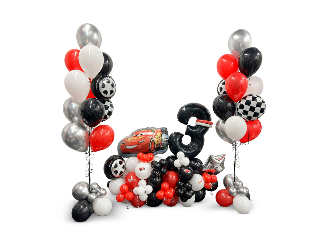cars balloons
