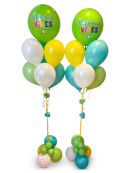 17" Custom message Balloon Bouquet (qty 1)
