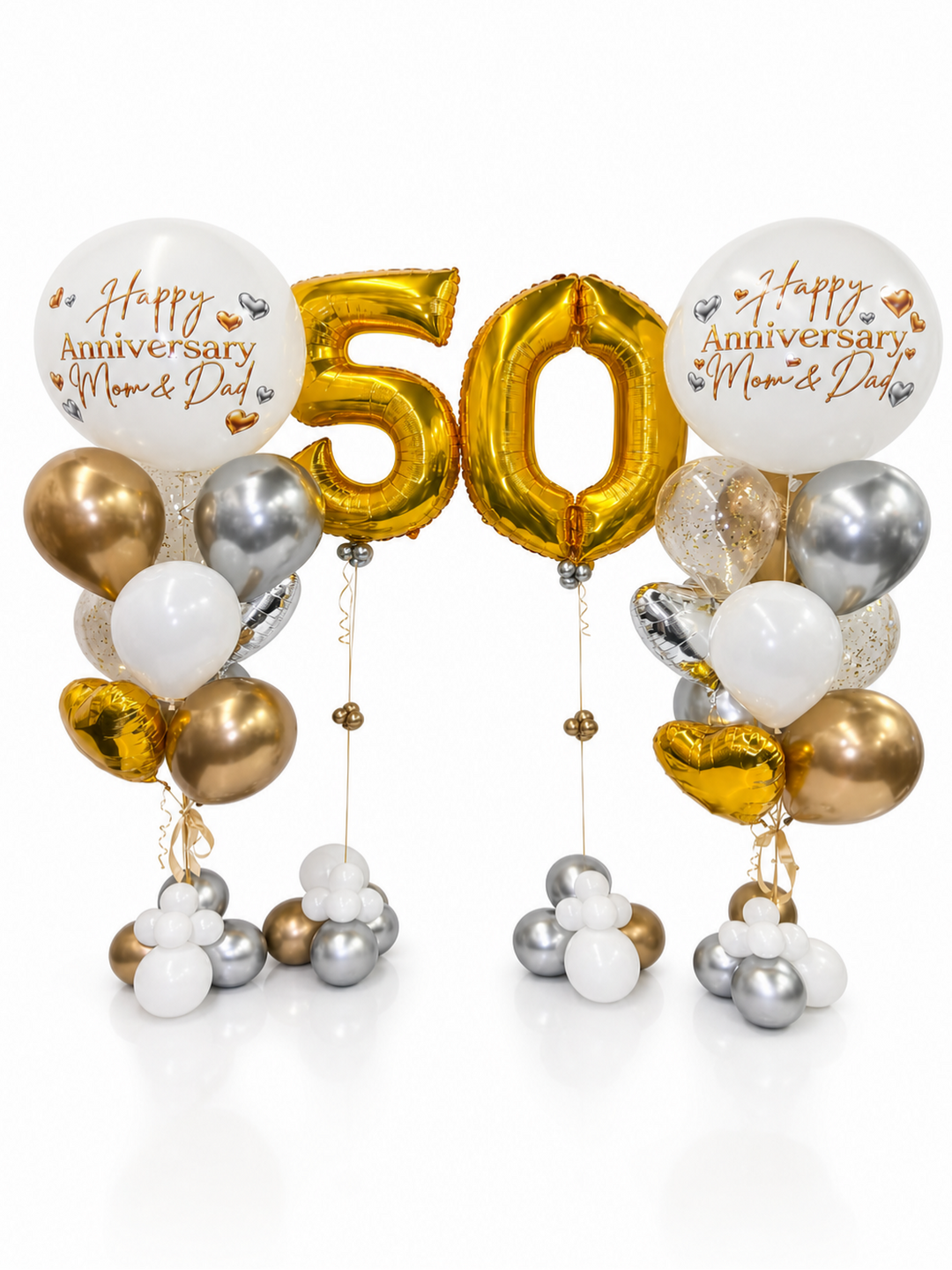 ANNIVERSARY BALLOON PACKAGE ( custom message included in price)