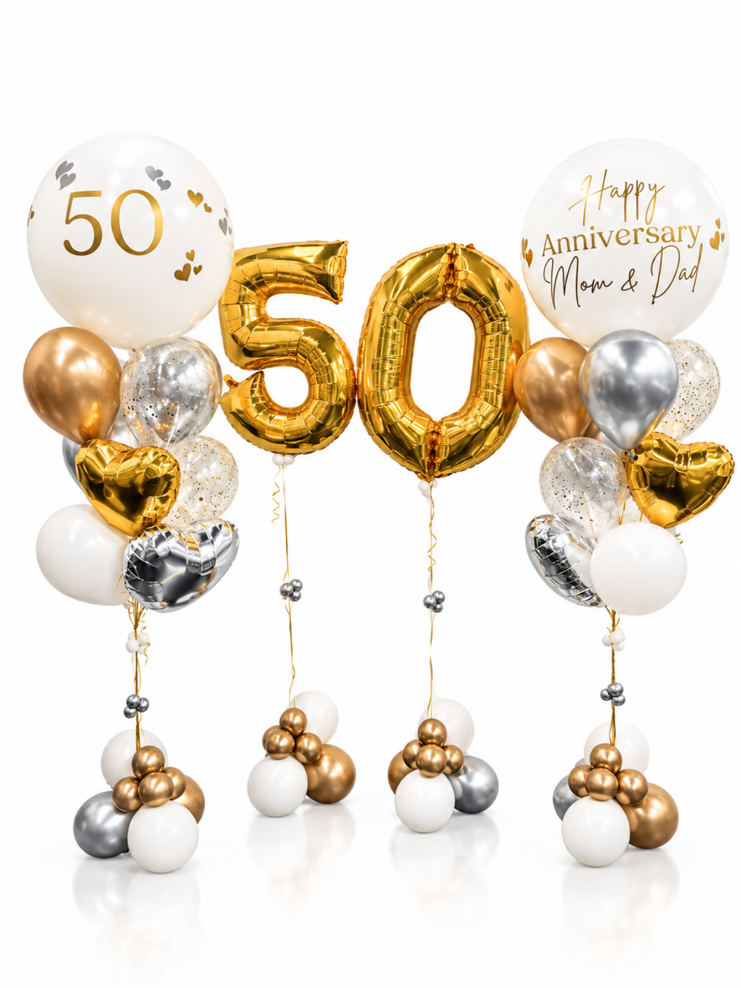ANNIVERSARY BALLOON PACKAGE ( custom message included in price)