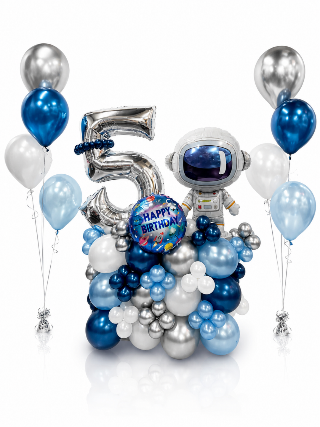 Astronaut Space Explorer XL balloon number stand number package