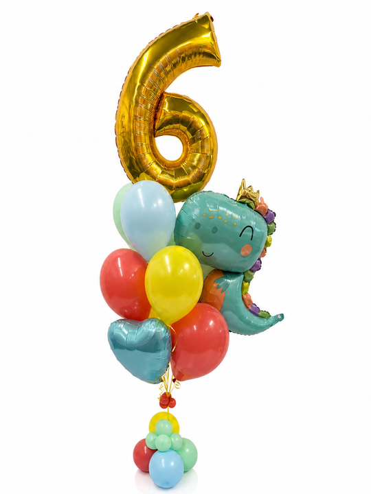 Baby_saurus_Dino_Balloon_Bouquet_with_number