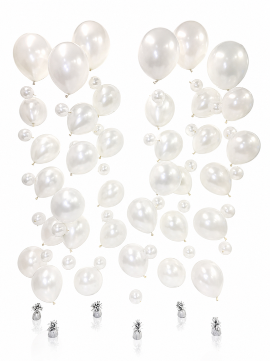 Bubble floating cascading balloons  (5 strands)