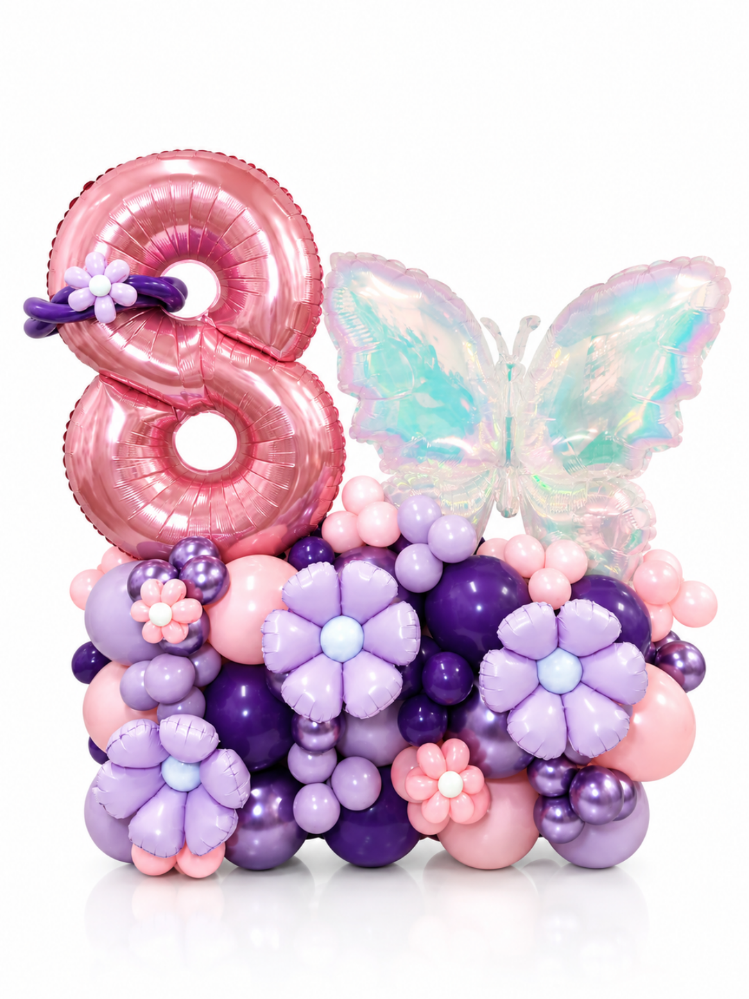 Butterfly Balloon Birthday Cluster Stand