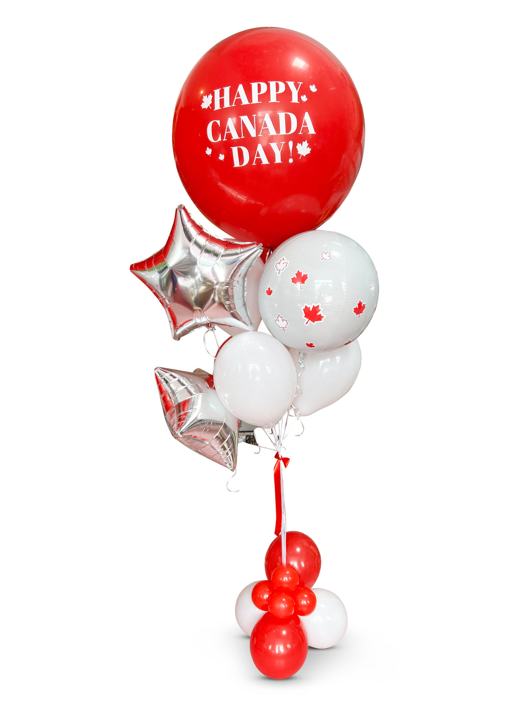 Happy Canada Day Jumbo Balloon Bouquet (no custom message)