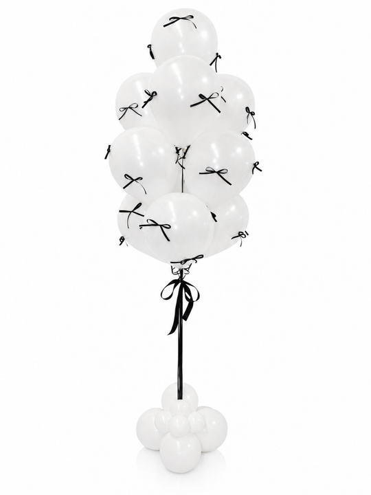 The Bow Balloon Bouquet (not double stuffed)