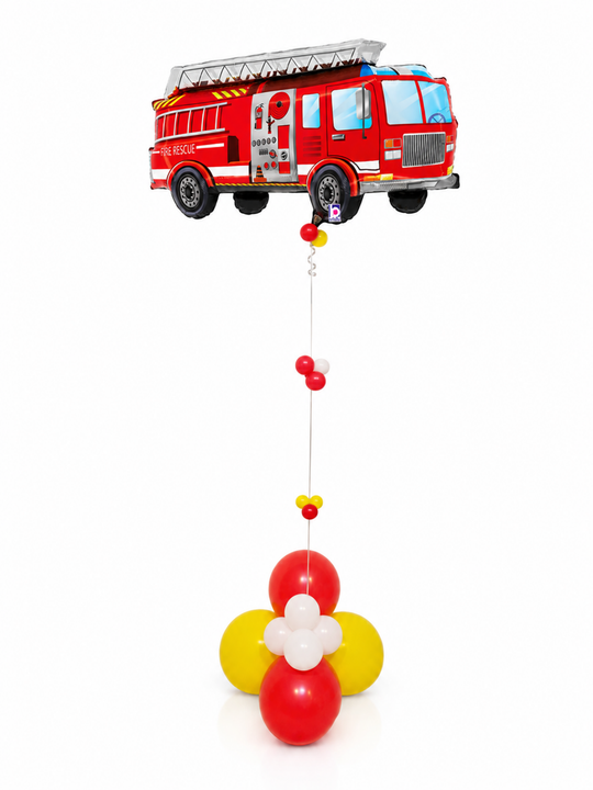 Fire truck balloons