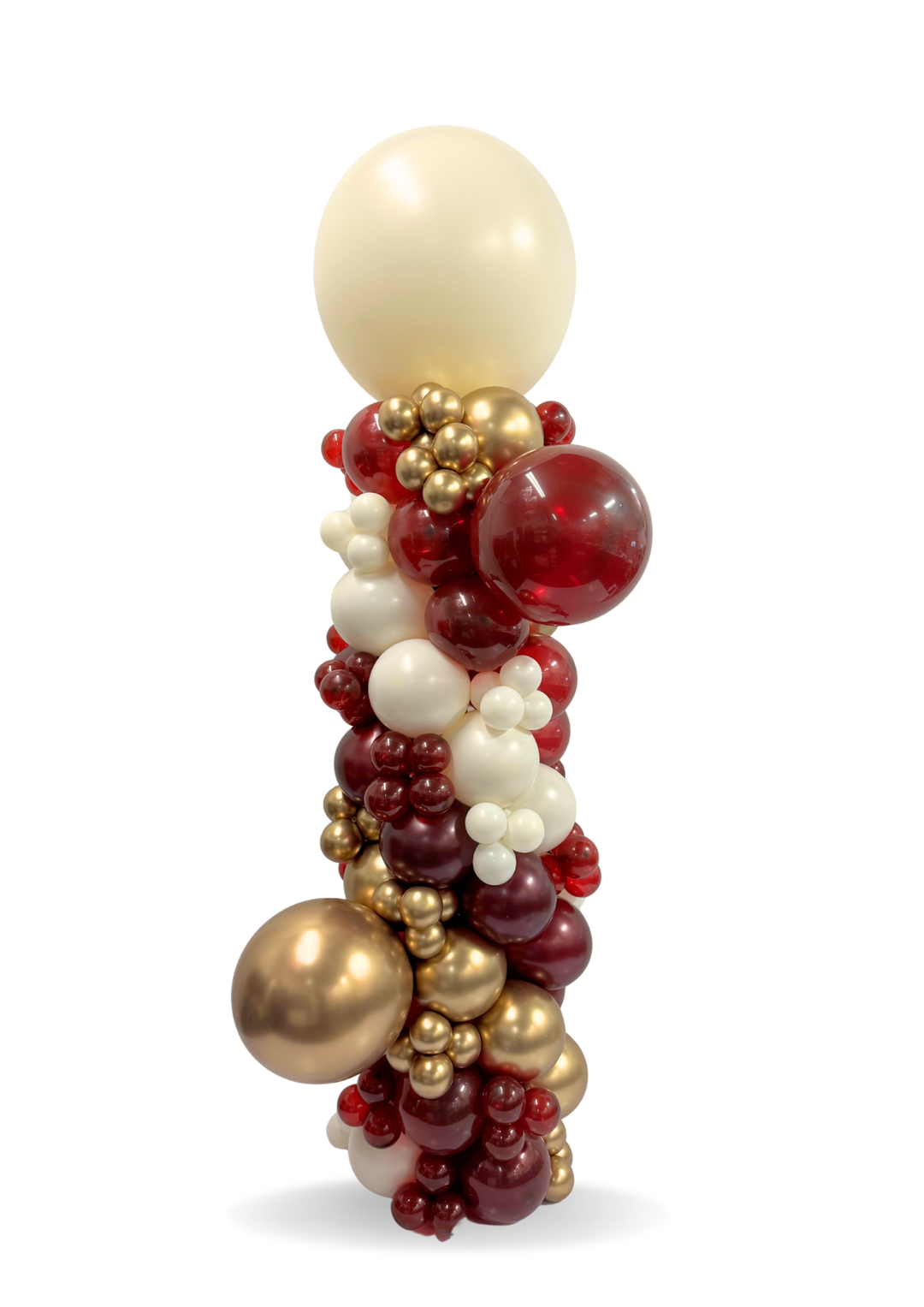 Candy Cane Holiday Balloon Column