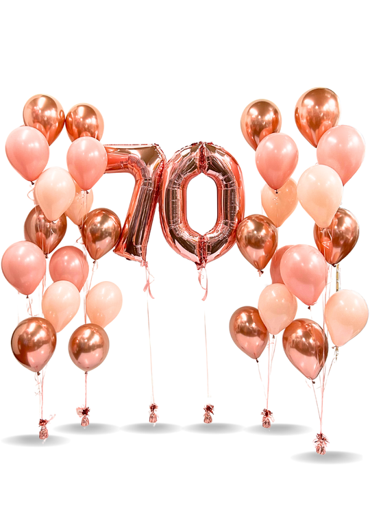 Cascading balloon number package