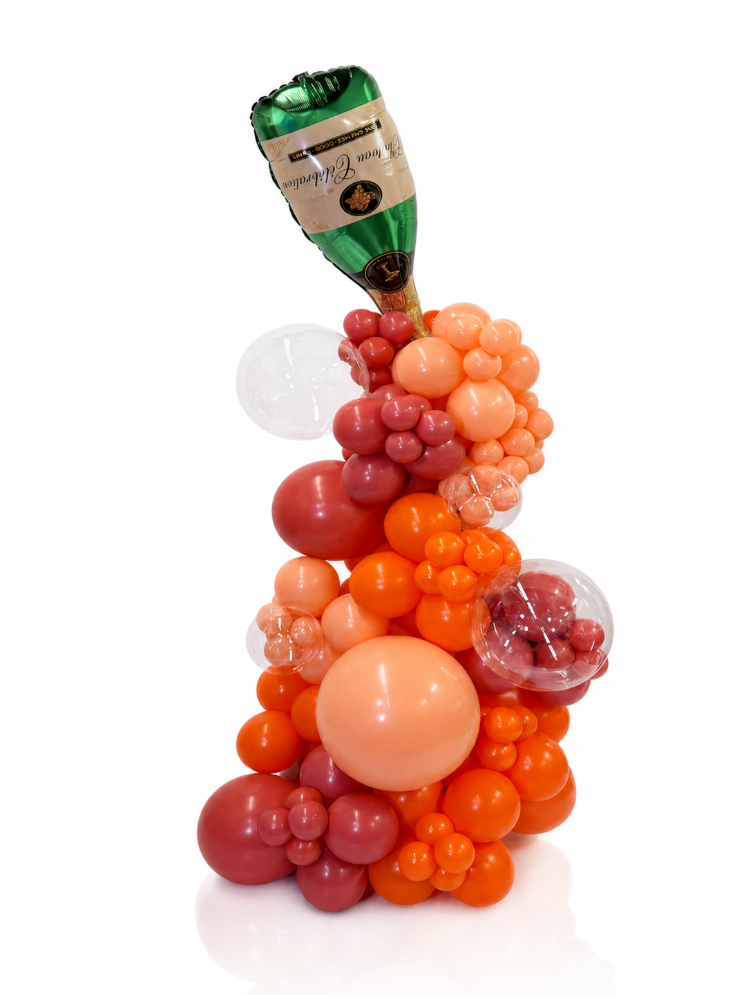 Champagne cluster balloon freestanding