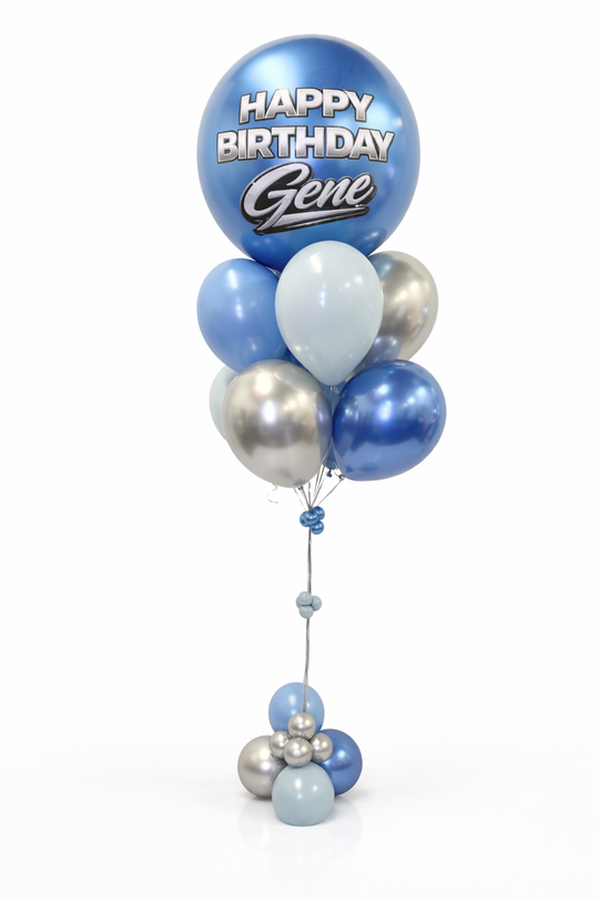Custom message birthday bouquet