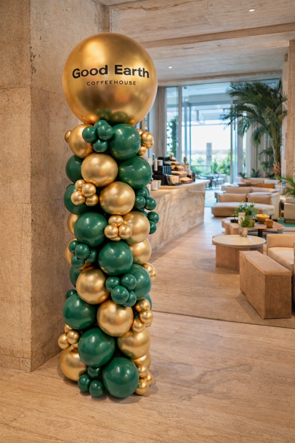 Custom Logo/Text Balloon Column