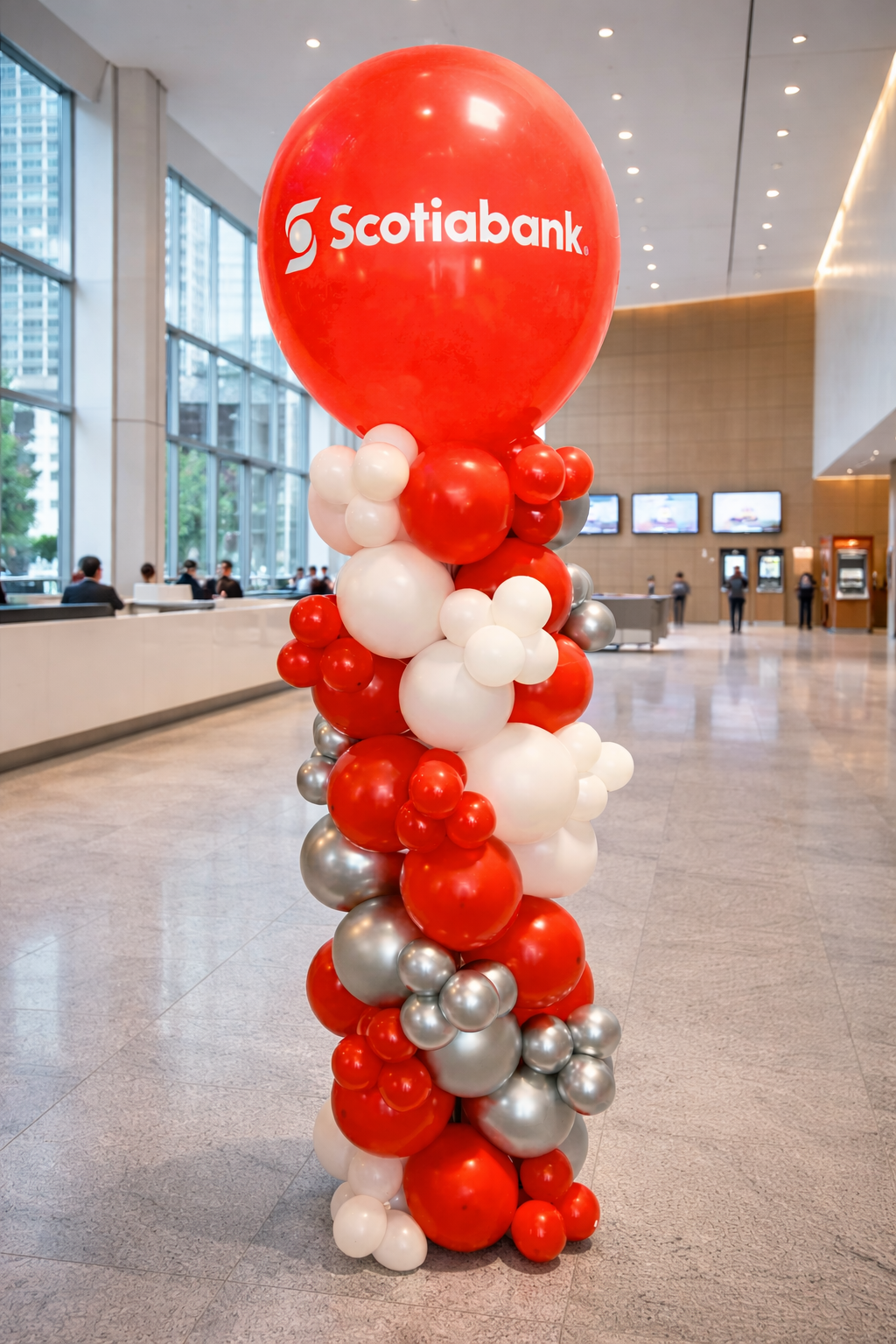 Custom Logo/Text Balloon Column
