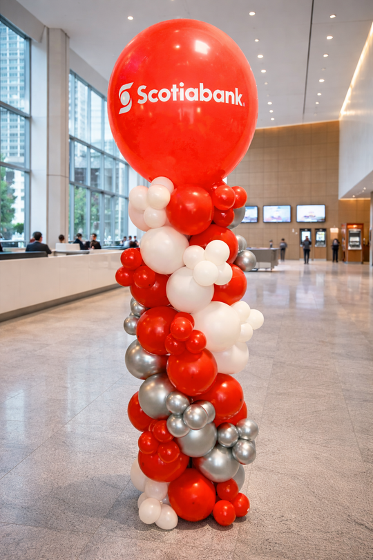 Custom Logo/Text Balloon Column