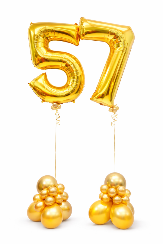 Number Balloons Jumbo (qty 1) 8 Colours
