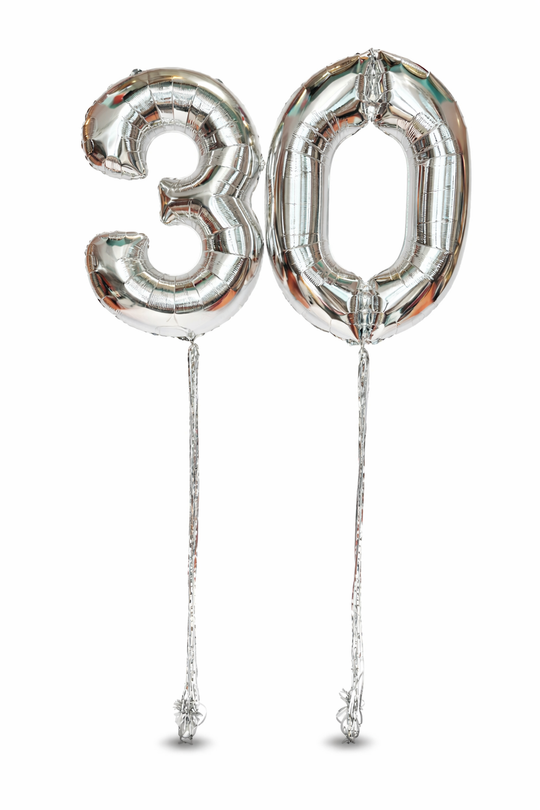 Number Balloons Jumbo (qty 1) 8 Colours