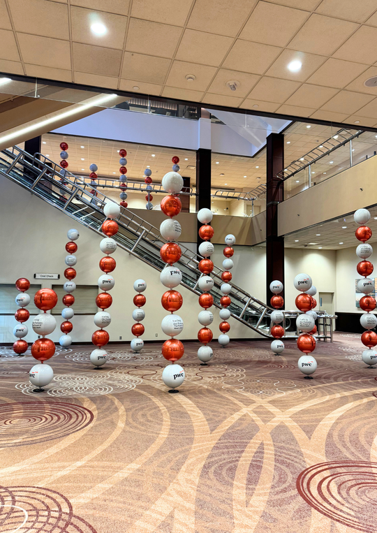 Custom Abstract Orbz pillars (per strand)