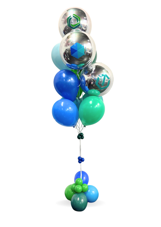 Custom Corporate Logo Bouquet with Orbz (Qty: 1)
