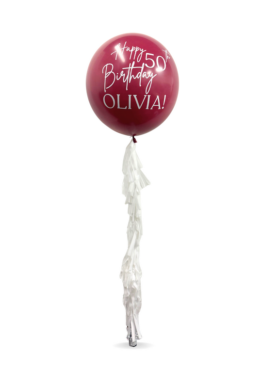 Custom_Message_3ft_Balloon birthday logo