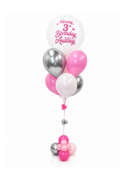 Custom message birthday bouquet