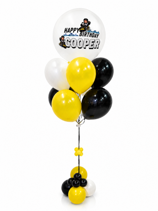 Custom message birthday bouquet