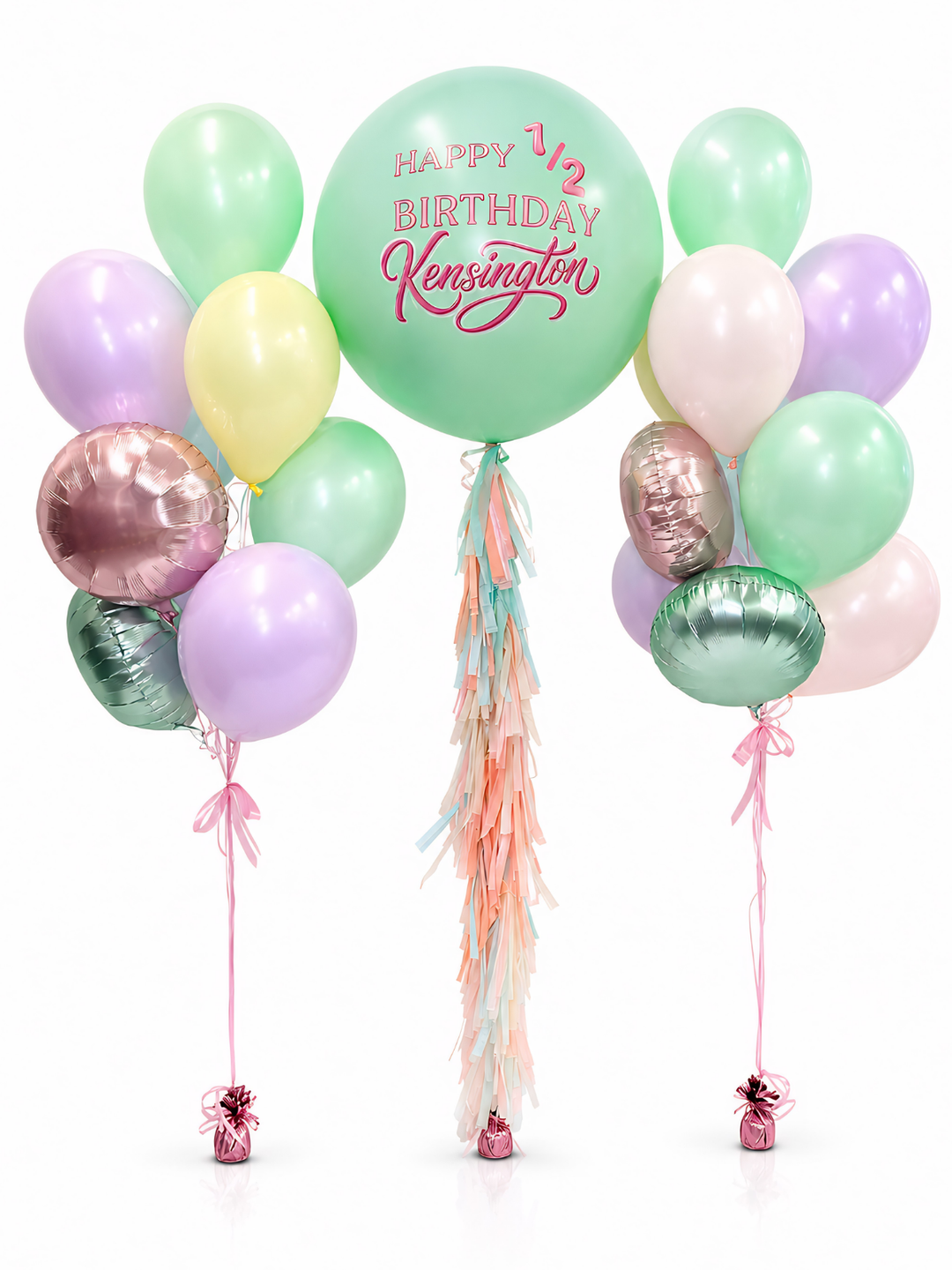 Custom tassle tail birthday package