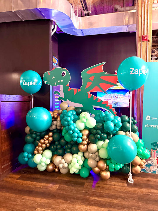Custom balloon installation for Zapiet (not including marquees)