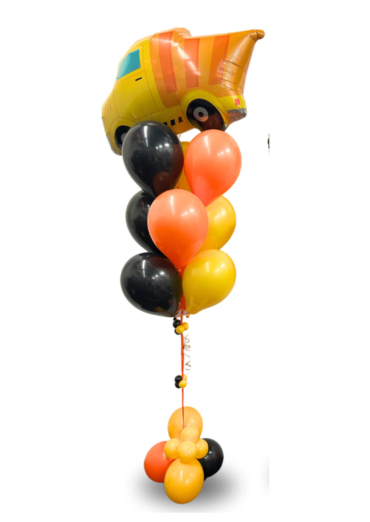 DUMP TRUCK BALLOON BOUQUET