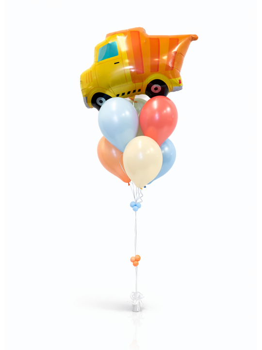 DUMP TRUCK BALLOON BOUQUET