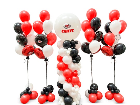 NFL Football SUPER  BALLOON BUNDLE (chiefs/49ers)