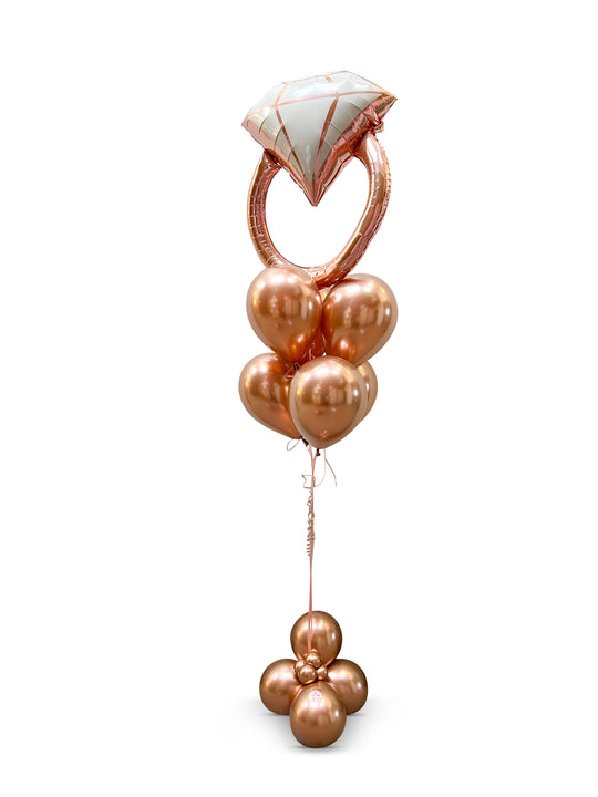 Engagement ring balloon