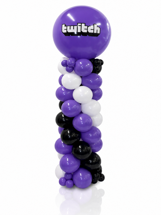 Full Colour Custom Logo/Text Balloon Column