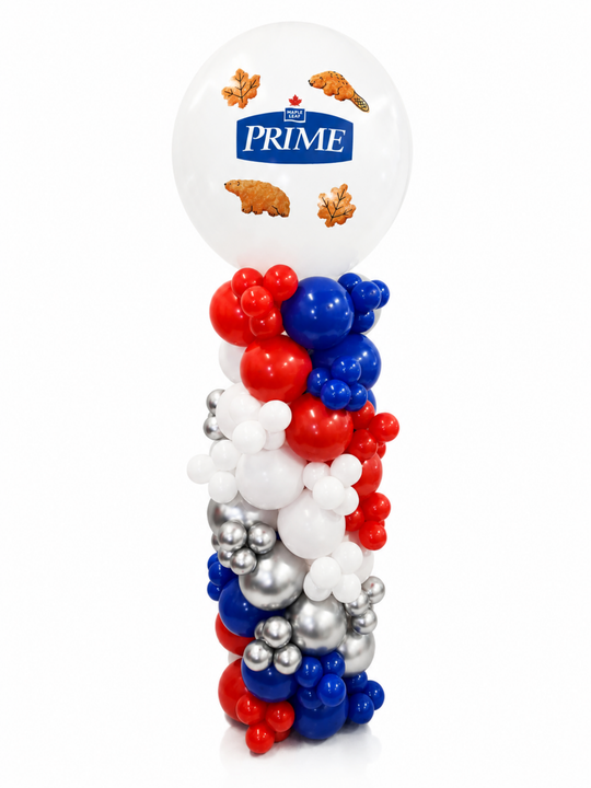 Full Colour Custom Logo/Text Balloon Column