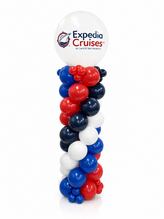 Full Colour Custom Logo/Text Balloon Column