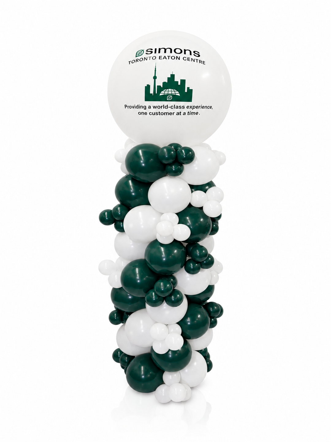 Full Colour Custom Logo/Text Balloon Column