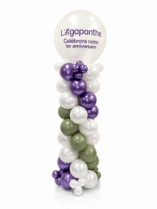Full Colour Custom Logo/Text Balloon Column
