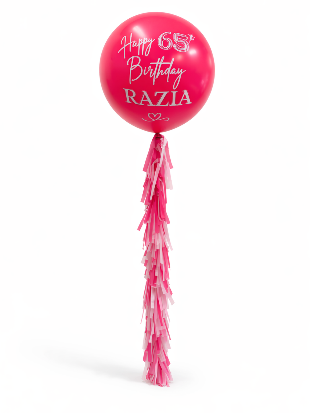 Full Tassle tail accent Custom Full Colour Logo 36" Balloons