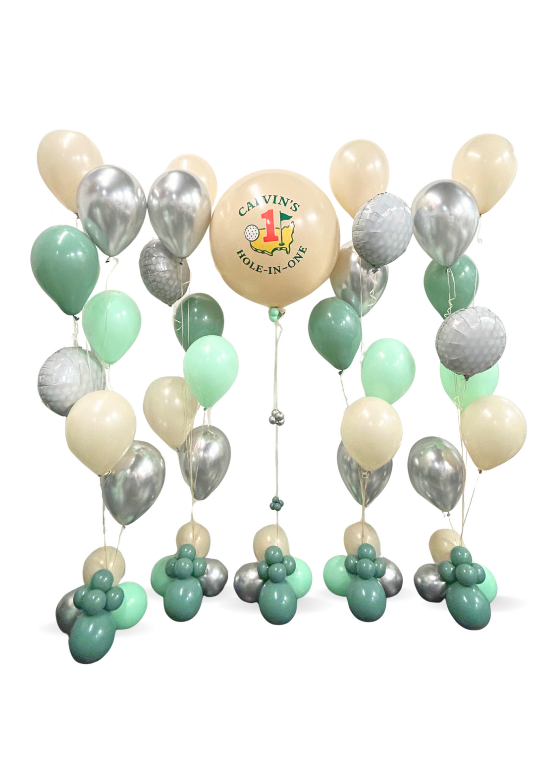 Golf Birthday Package with Customized Jumbo Balloon