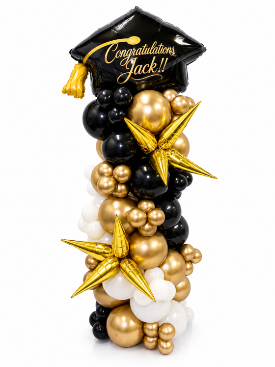 Graduation Balloon Column