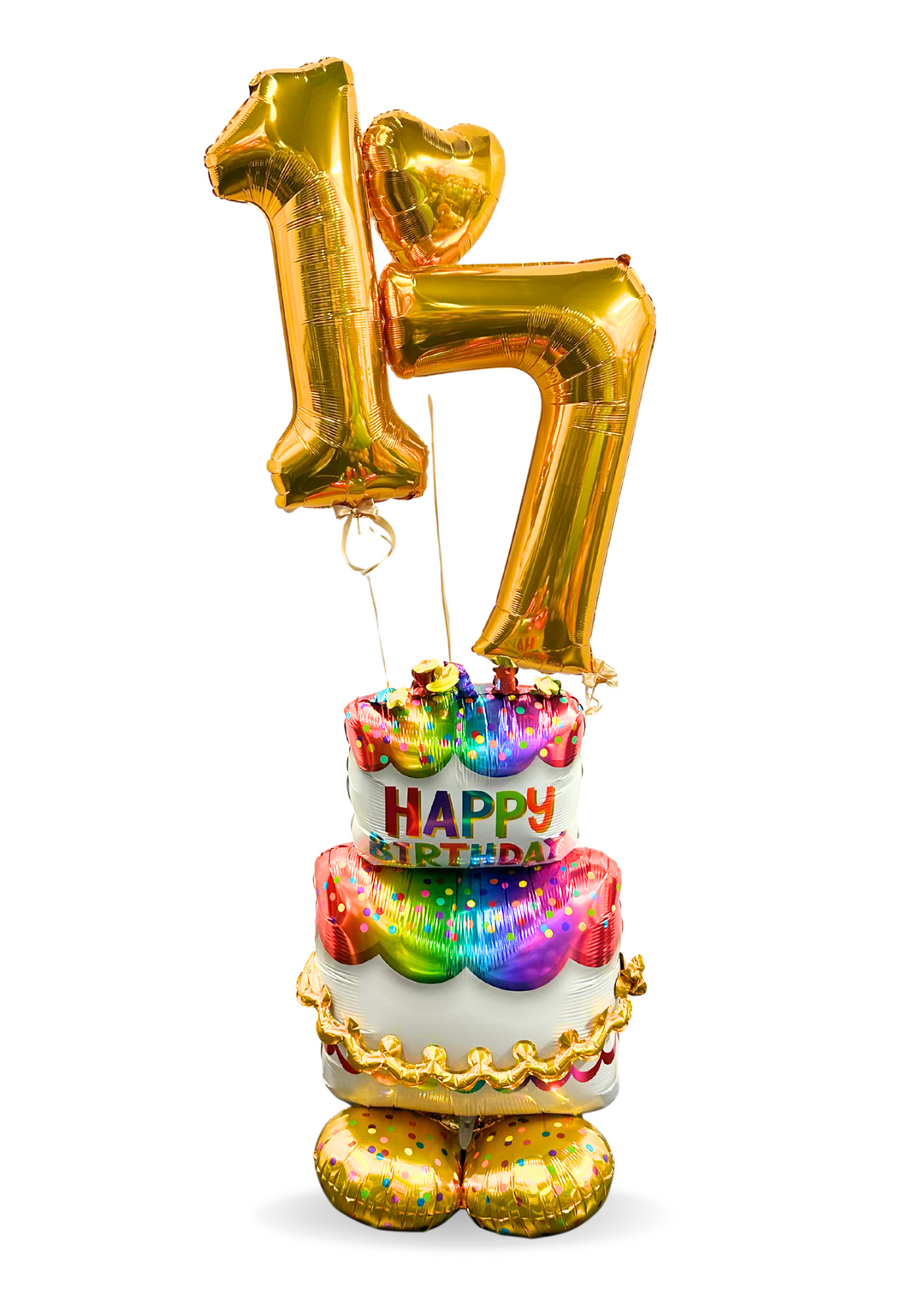 HAPPY BIRTHDAY CAKE AIRLOONZ