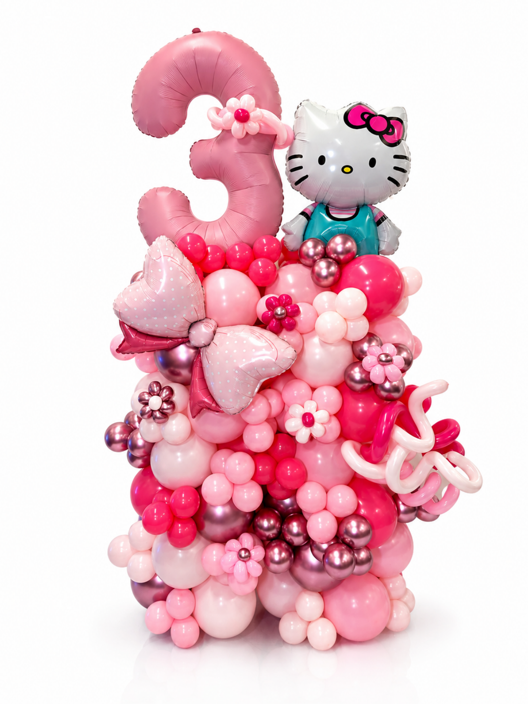 Hello Kitty Custom 5ft balloon wall