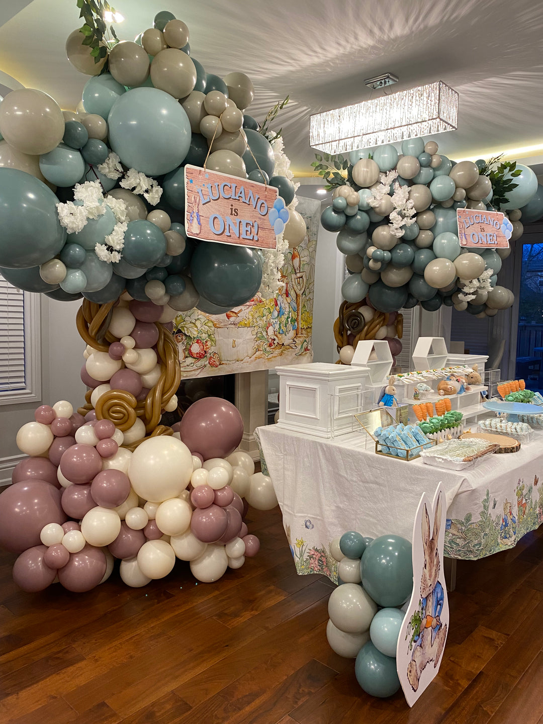 Peter Rabbit Trees and theme Install – T.O. Balloons